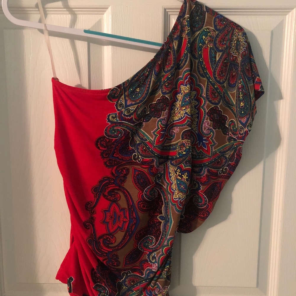 MCM One Shoulder Blouse